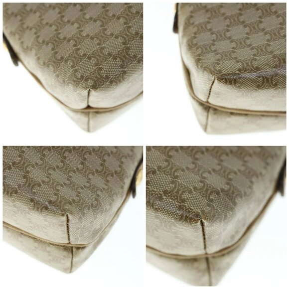 CELINE Macadam Canvas Shoulder Bag Beige Auth - Picture 16 of 16
